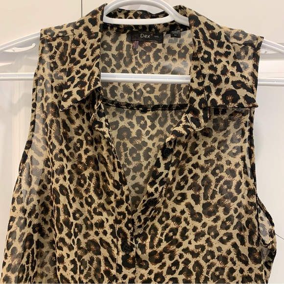 Dex leopard print top - Picture 2 of 3